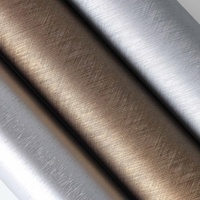 Film de lamination PVC métallisé brillant mat pour pressage sous vide, film de profilage pour portes d'armoires, murs et meubles – Fourniture directe usine
