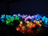 Guirlandes lumineuses LED RGB à pixels 3D, étanches IP68, adressables, pour Noël, garantie 3 ans, pour usage intérieur/extérieur