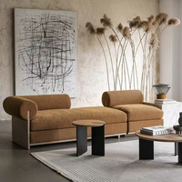 Modernes Eichen-Stoff-L-förmiges Umweltfreundliches Dreisitzer-Modulares Ecksofa-Set für Wohnzimmermöbel