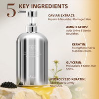 Vente chaude soins capillaires nourriture réparation lissage rugosité douceur délicatesse Caviar luxe hydratant masque capillaire