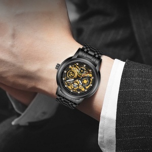 Reloj de Cuarzo de Lujo para Hombre, Resistente al Agua, Luminoso, con Fecha, Día de la Semana, Reloj de Pulsera de Negocios de Alta Calidad con Esfera de Cristal y Aleación - Product Image 6