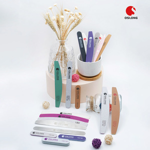 Bán buôn 100/180 miếng giấy nhám dũa móng in logo cá nhân hóa - Product Image 6