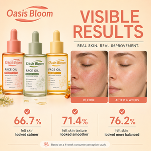 Set <span class=keywords><strong>de</strong></span> Cuidado Facial Vegano Orgánico <span class=keywords><strong>de</strong></span> Marca Privada OEM/ODM, Blanqueador, Iluminador e Hidratante, con Ácido Azelaico, Té Verde y Hamamelis - Product Image 1