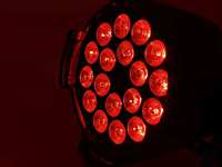 Projecteur LED Par WANRAY RGBWAUV 6-en-1, équipement DJ, lumière noire à détection sonore pour soirées disco