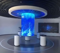 Écran LED flexible résistant aux intempéries P2.5, panneau souple extérieur pour façade de bâtiment en bord de rivière, mur d'affichage dynamique pour la publicité