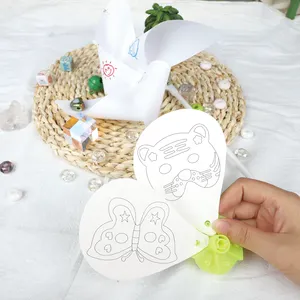 Kit kincir angin DIY spesial mainan anak, pemutar angin Pinwheel, hadiah mainan dekorasi pesta halaman rumput taman untuk anak laki-laki dan perempuan