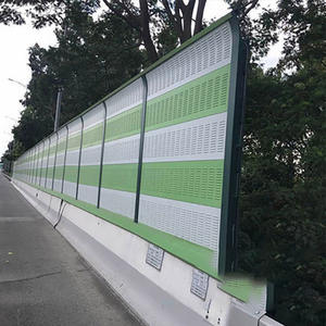 Barriera antirumore per autostrada personalizzata di fabbrica 2-4m di altezza barriera antirumore in acciaio di alluminio - Product Image 4