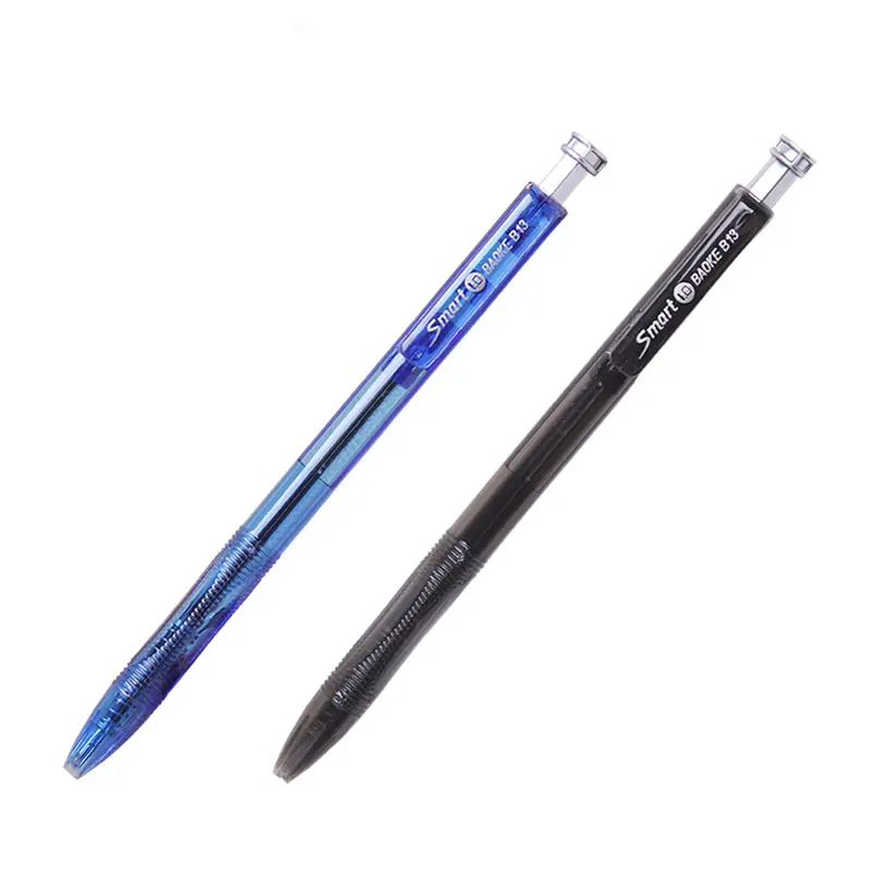 OEM काले और नीले बॉल पेन 1.0mm कस्टम ballpoint कलम