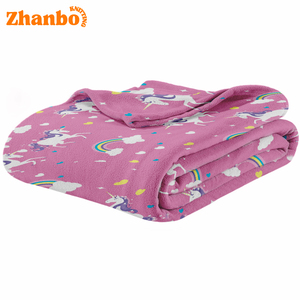 Unicorn in dyskont khuyến mãi 100% <span class=keywords><strong>Polyester</strong></span> cực Fleece chăn với một bên chống Đóng cọc máy-có thể giặt chi phí thấp - Product Image 2