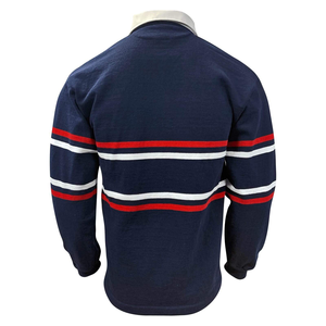Tonton Sport Groothandel Hoge Kwaliteit Vintage Custom Zwaar Katoen Sport Retro Rugby Poloshirt Truien - Product Image 2