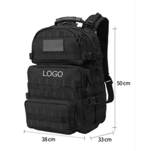Mochila Táctica Impermeable para Senderismo, Camping y Actividades al Aire Libre - Verde Camuflaje, Capacidad de 20-36L, Correas de Hombro Ajustables - Product Image 6