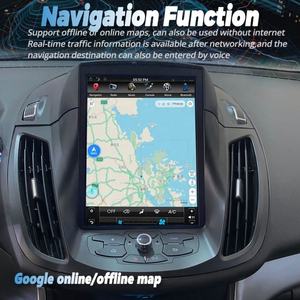 Lecteur vidéo GPS CarPlay avec écran Tesla 10,4 pouces, autoradio pour <span class=keywords><strong>Ford</strong></span> <span class=keywords><strong>Kuga</strong></span> C-max Escape 2013 2015 2018, unité principale Android 13 - Product Image 3