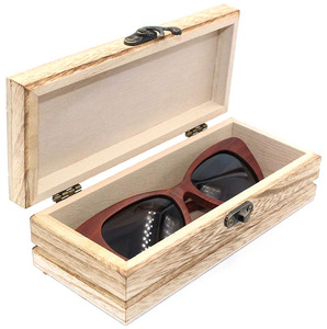 2025 nouveauté boîtes en bambou en bois emballage de haute qualité pour <span class=keywords><strong>lunettes</strong></span> Rectangle étui <span class=keywords><strong>rigide</strong></span> avec impression personnalisée - Product Image 2