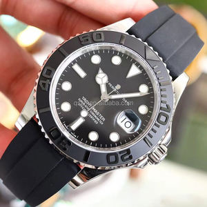 Montre de Sport pour Homme Rol Série Yacht <span class=keywords><strong>Masters</strong></span> Mouvement Mécanique Automatique Japonais 8215 Bracelet en Caoutchouc de 20mm Acier Inoxydable Alarme de Plongée - Product Image 6