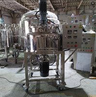 50 litres cosmétiques sous vide émulsifiant mélangeur homogénéisateur petit malaxeur pour produits chimiques alimentaires nouvelle condition moteur noyau