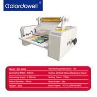 Laminadora a Quente e Frio WD-360GS 340mm/13'' com Função de Estampagem a Frio para Processamento de Papel