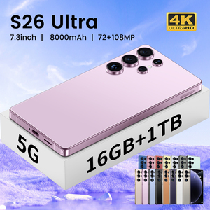 Nuovo Smartphone S26 Ultra 5G con Schermo HD da 7.3 Pollici, 16GB+1TB, Dual SIM, Fotocamera HD da 72+108MP, Android 16, Multilingua - Product Image 5