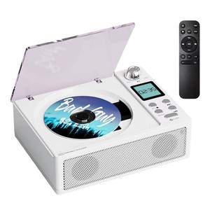Lecteur <span class=keywords><strong>CD</strong></span> transfrontalier portable pour <span class=keywords><strong>musique</strong></span> acoustique avec radio FM et connecteur RCA BT-3100 avec écran - Product Image 1