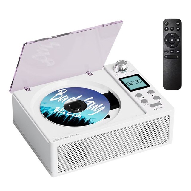Cross-border CD Player Album Acoustic Music Player Portable for Audio FM Radio BT-3100 RCA Connector with Display