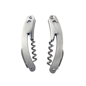 Bottle Opener Wine Corkscrew Professional Bottle Opener and <b>Foil</b> Cutter Stainless Steel Bottle Can Remover for <b>Kitchen</b> Tools - Product Image 5