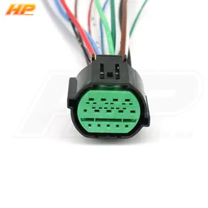 HPZUANBA 13-Pin Kabel Mobil Performa Bagus, Sensor Suhu dan Konektor Tekanan Masuk untuk Hy-dai