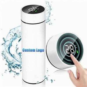 Ys39 - Termo Inteligente de 16 oz con Indicador de Temperatura, Botella de Agua con Logotipo Impreso, Caja de Regalo Empresarial - Product Image 1