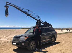 رافعة كاميرا بطول 5 أمتار للسيارة مع صندوق تحكم جيد وعصي تحكم مستوردة - Product Image 3