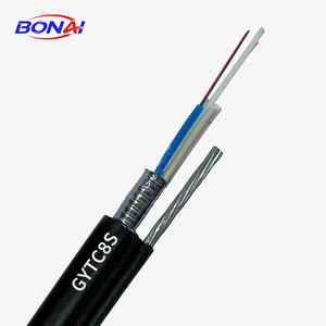 Cable Óptico Aéreo GYTC8S de Mejor Relación Calidad-Precio, Cable de Acero Autoportante Tipo 8, Tubo Central Suelto, 2, 12, 24 Hilos - Product Image 1