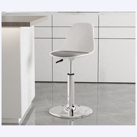 Chaises de comptoir pour cuisine, tabourets de bar, meubles, chaises pivotantes réglables en hauteur pour restaurant et bar, transparentes