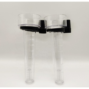 पुनश्च + एबीएस धारक परिवहन हरी प्लास्टिक उद्यान बारिश गेज - Product Image 2