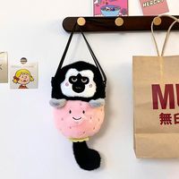 ZY Doux Coton et Tissu Mignon Singe En Peluche Jouet Sac À Dos avec Fonction De Fête pour Enfants