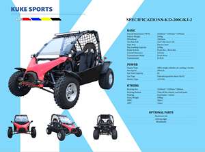 Kandi Buggy Dune Sand Buggy pour adultes, 150 cm³, kart à moteur à essence avec moteur CVT 4 temps - Product Image 6