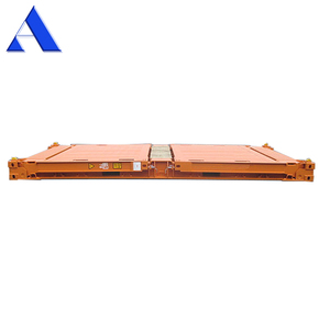 Contenedor de Envío Plegable de 20 pies con Poste de Esquina Fijo de Acero Corten o Plataforma Plana, con Certificación CSC - Product Image 5