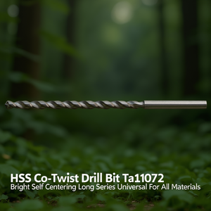 Hss Co Twist <b>Drill</b> <b>Bit</b> Ta1072 Bright Self Centering <b>Long</b> Series Universal For All Materials - Product Image 3
