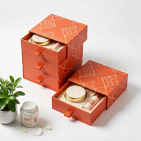 Boîte coulissante en carton recyclé de luxe pour emballage de parfum, avec insert en mousse, personnalisable et gaufrée
