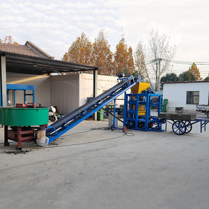 Máy làm gạch rỗng xi măng bán tự động chất lượng cao một cho nhiều mục đích sử dụng mà không cần đốt bằng Phễu - Product Image 5