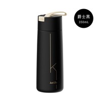 Bouteille d'eau isotherme en acier inoxydable à double paroi de 350 ml pour enfants, avec poignée en caoutchouc, design Japandi, idéale pour la rentrée scolaire