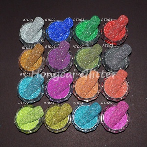 Số lượng lớn tốt Flash kim cương Prismatic bột long lanh 15 màu sắc móng tay phản chiếu long lanh bột - Product Image 2