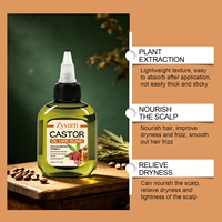 Huile de banane OEM pour la croissance des cheveux, traitement lissant, anti-frisottis, laisse les cheveux frais, volume et brillance, huile de ricin nourrissante pour la croissance des cheveux