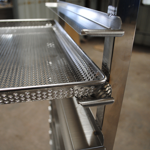 Fabricants personnalisés 6 10 15 16 couches de support pour plateaux de cuisson en aluminium chariot à roulettes supports de boulangerie à vendre - Product Image 4