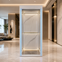Bouton tactile rond en métal COP pour unité de commande de cabine d'ascenseur, idéal pour appartements, centres commerciaux et résidences, avec marquage au sol clair.