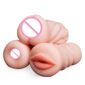 Vente en gros de masturbateurs <span class=keywords><strong>3</strong></span> en 1, tasse pour la bouche, l'anus, jouets de masturbation pas chers, jouet oral vaginal pour hommes - Product Image 1