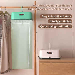 Sèche-linge électrique portable pliable, sèche-linge à air chaud de voyage, 600W, séchage intelligent, machine à sécher le linge, sécheuse ultraviolette, 220V - Product Image 3