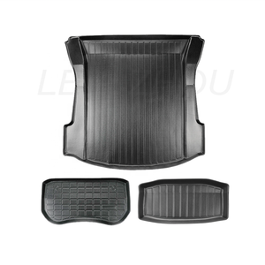 Alfombrillas de goma TPE para el suelo, juego de revestimientos para todas las estaciones, antideslizantes e inodoro para Tesla modelo 3 <span class=keywords><strong>2022</strong></span> 2023 - Product Image 4