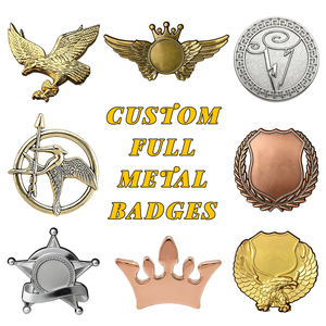 Pins de Solapa Metálicos Personalizados, Lisos, en Oro, Plata, Bronce Antiguo, Aleación de Zinc, para Fabricación de Joyería - Product Image 1