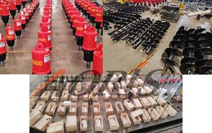 250Mm 350Mm 450Mm 800Mm Aarde Vijzel Boor Bit Digger Voor Tuinieren Planten Skid Stuur Loader Graafmachine Tractor Bijlagen - Product Image 4