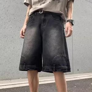 Streetwear da <span class=keywords><strong>uomo</strong></span> pantaloncini in Denim Casual da spiaggia <span class=keywords><strong>abbigliamento</strong></span> da <span class=keywords><strong>uomo</strong></span> <span class=keywords><strong>abbigliamento</strong></span> sportivo moda pantaloni Hombre <span class=keywords><strong>abbigliamento</strong></span> maschile - Product Image 4