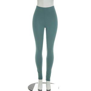 Ensemble décontracté pour femmes Viviblook D26ST167, haut en maille sexy à manches longues, pantalon skinny, ensemble deux pièces de couleur unie - Product Image 6