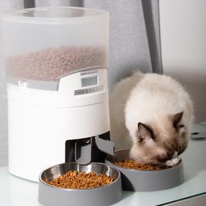 Distributeur automatique de bols doubles <span class=keywords><strong>pour</strong></span> chats persans Distributeur de nourriture écologique <span class=keywords><strong>pour</strong></span> chiens avec bol d'eau WiFi inclus - Product Image 3